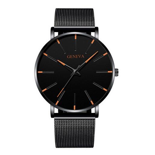 Men Watches 2020 Luxury Male Elegant Ultra Thin Watch Men Business Stainless Steel Mesh Quartz Watch Relogio Masculino Hot Sale