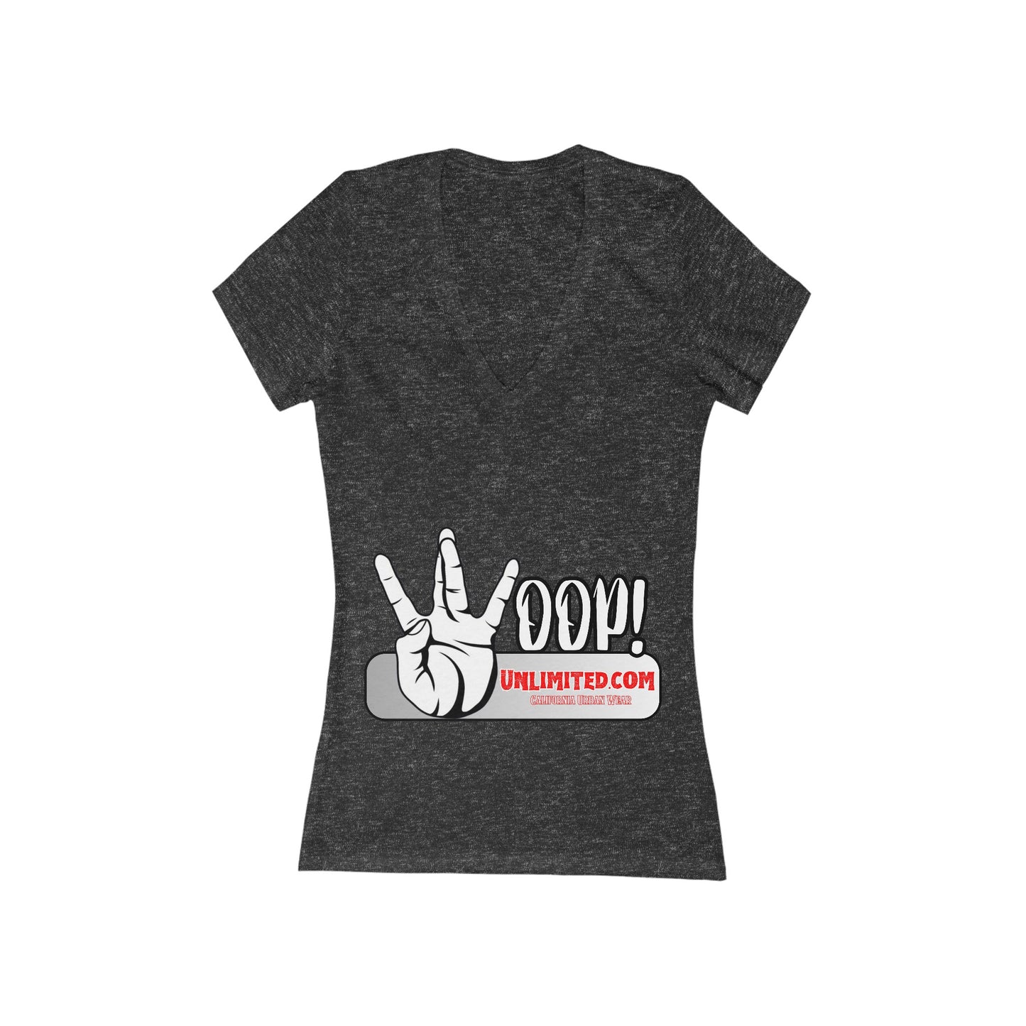 Women's Woop Unlimited Jersey Short Sleeve Deep V-Neck Tee