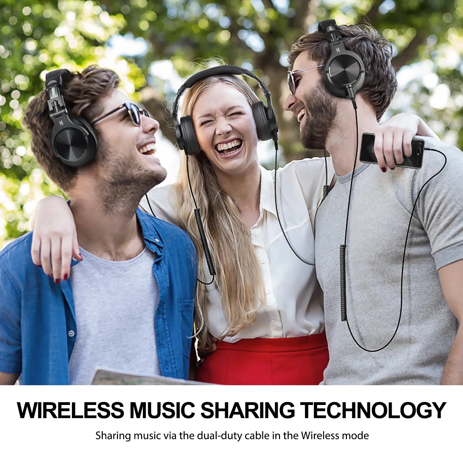OneOdio A70 Wireless Headphones With Mic Bluetooth 5.2 Headset Over Ear Professional Recording Studio Monitor DJ Headphones