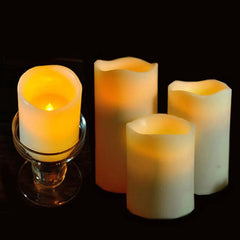 1pcs LED Candles For Decoration Cylindrical Flickering Flameless LED Electronic Candle Tea Light Wedding Birthday Decor Tealight