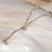Sterling Silver Bowknot Bracelet for Women Shiny Zircon Tennis Hard Bracelet