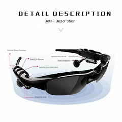 [Official Website Direct Sales Flagship Authentic] Wireless Bluetooth Glasses Music Audio Navigation Day and Night Polarized Smart Headset Driving Multifunctional Sunglasses