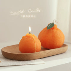 Tangerine Scented Candle DIY Gift Souvenir Small Gift Shoot Imitation Fruit Spring Festval Lucky New Year gift