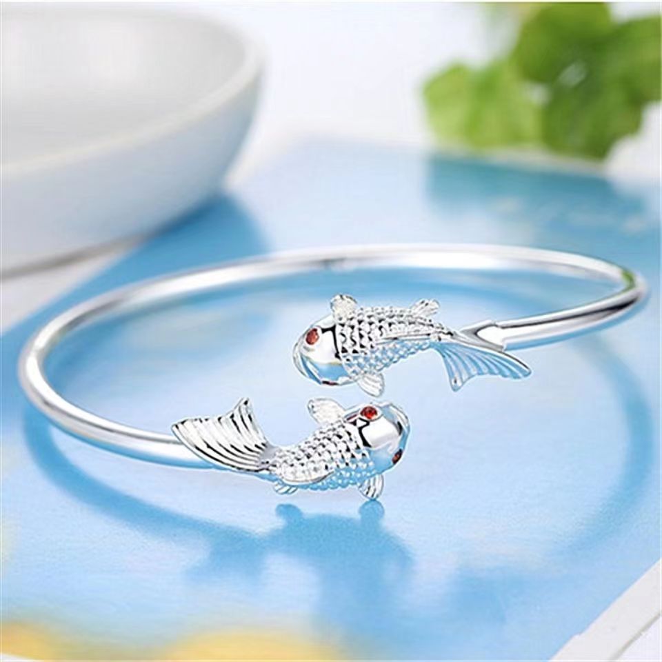 Sterling Silver Luxury Bead Bracelet Bracelet Cute Feminine Fashion Party Wedding Jewelry