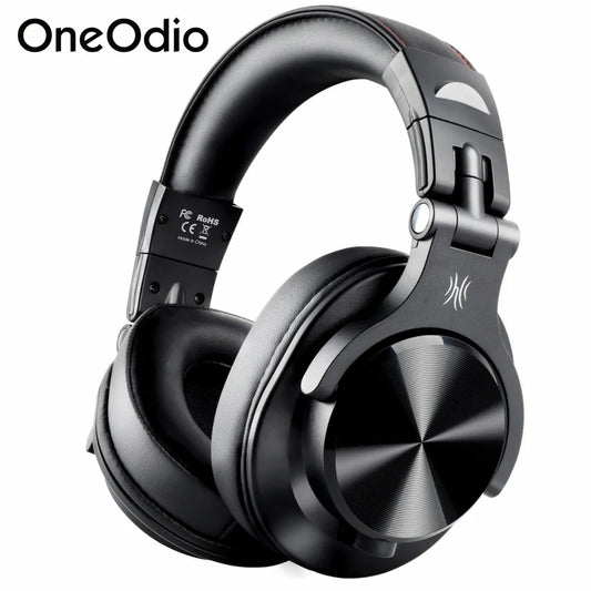 OneOdio A70 Wireless Headphones With Mic Bluetooth 5.2 Headset Over Ear Professional Recording Studio Monitor DJ Headphones