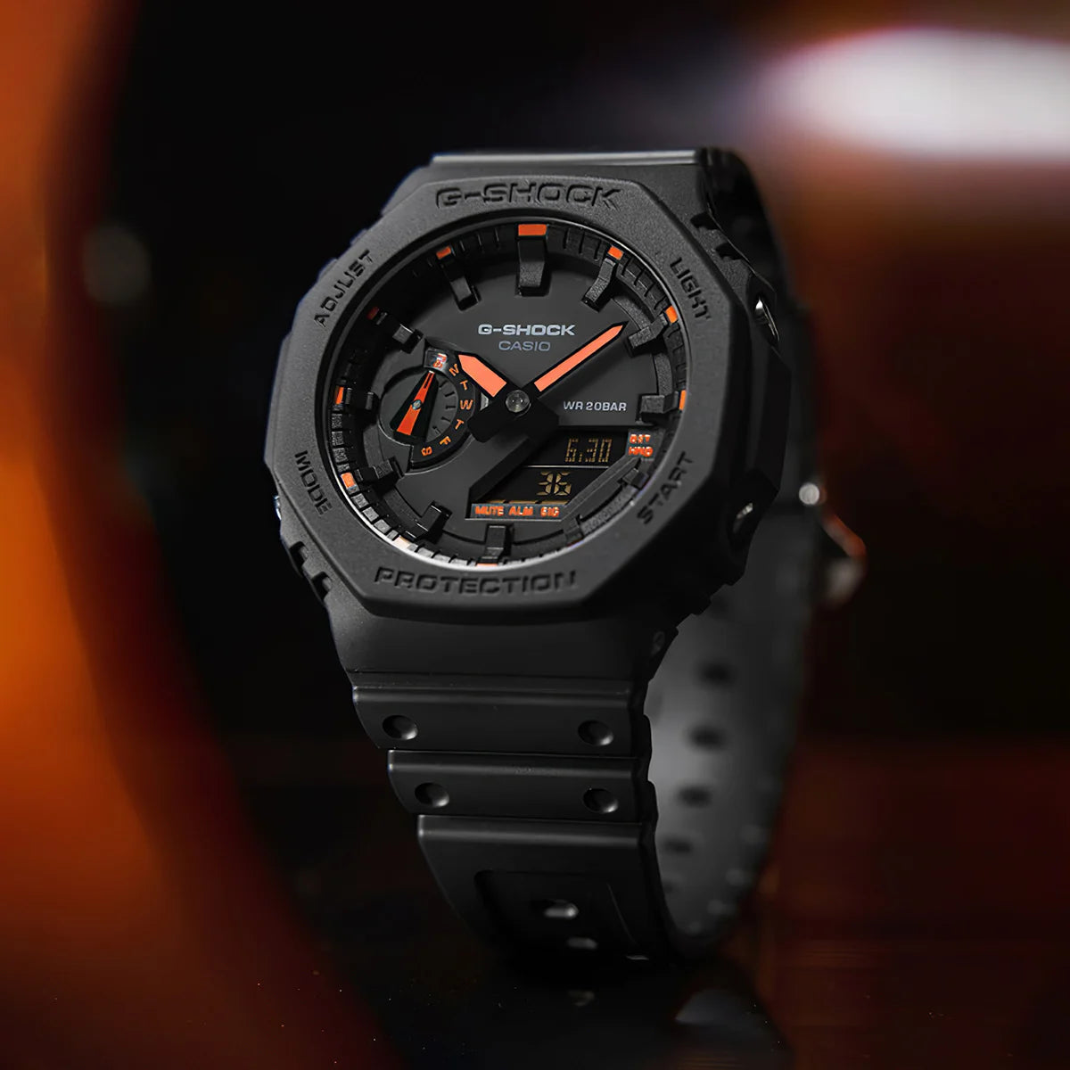 Casio watch for men g shock Farmhouse oak New product Octagonal movement waterproof electronic Double display digital watch