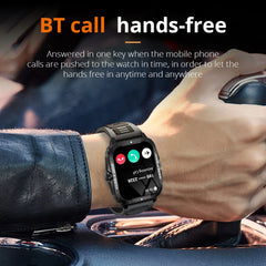 COLMI P76 1.96" Outdoor Military Smartwatch Men Bluetooth Call Smart Watch 3ATM IP68 Waterproof Sports Fitness Watches