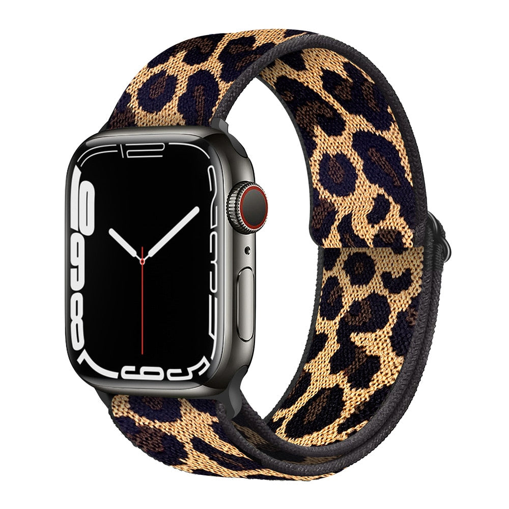 Adjustable Elastic Nylon Bracelet iWatch Band