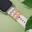 Watchband Decorative Charms Cartoon Round Charms for Apple Bracelet Silicone Accessories for Smartwatch Strap Ring Charms Stud