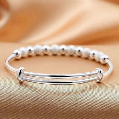 Sterling Silver Luxury Bead Bracelet Bracelet Cute Feminine Fashion Party Wedding Jewelry