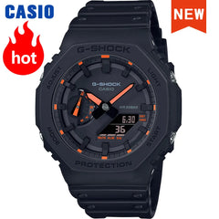 Casio watch for men g shock Farmhouse oak New product Octagonal movement waterproof electronic Double display digital watch