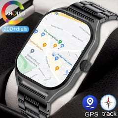 For XIaomi Compass 2.04 Inch AMOLED HD Screen Women's Wristwatch Man Watch Men's Watches Gps Tracker Bluetooth Free Gifts Modern