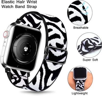 Adjustable Elastic Nylon Bracelet iWatch Band