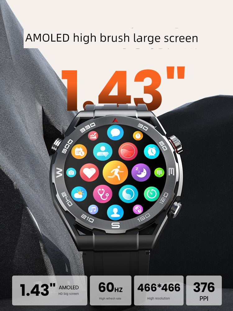 Hey Haylou Watch R8 Smart Watch Extraordinary Master AMOLED Large Screen NFC Access Card Bluetooth 5.3 Voice Call Sports Waterproof Men and Women Offline Payment/Baidu Map