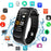 Original Fitness Smart Watch Heart Rate Monitor Weather Clock Band Sport Waterproof Smartwatch for Men Women iPhone Android 2023