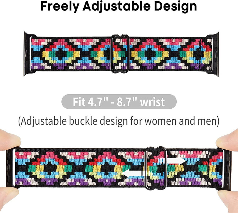 Adjustable Elastic Nylon Bracelet iWatch Band