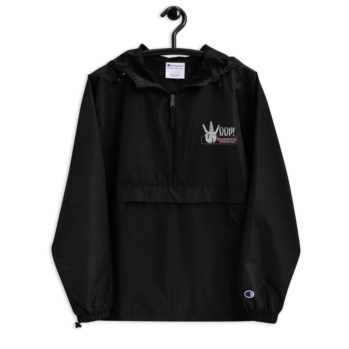 Woop Unlimited Embroidered Champion Packable Jacket