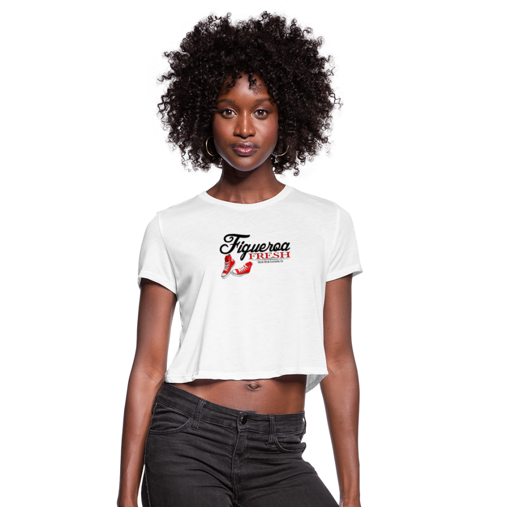 Women's Figueroa Fresh Cropped T-Shirt - white