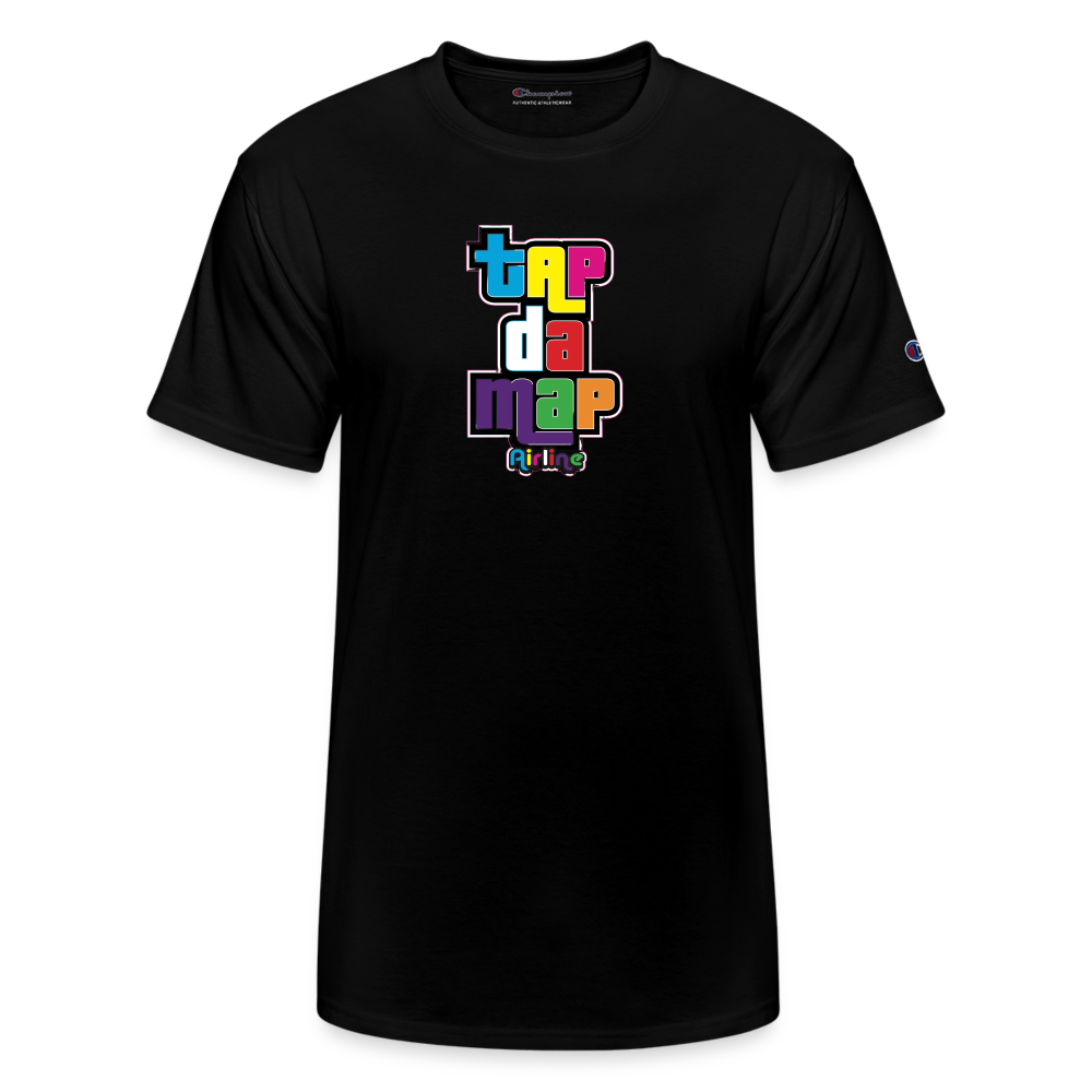 Tap Da Map Champion Unisex T-Shirt - black