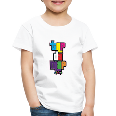 Toddler Tap Da Map Premium T-Shirt - white