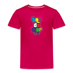 Toddler Tap Da Map Premium T-Shirt - dark pink
