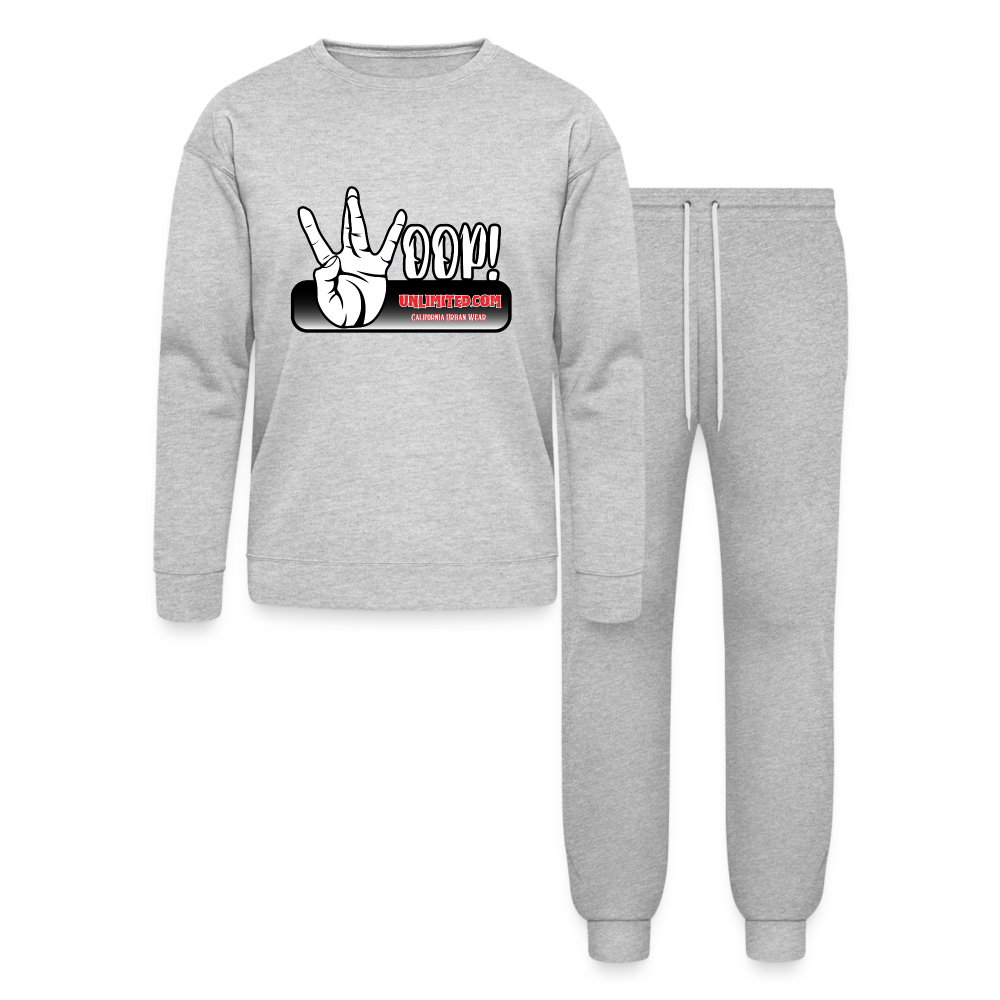 Woop Unlimited Unisex Lounge Wear Set - heather gray