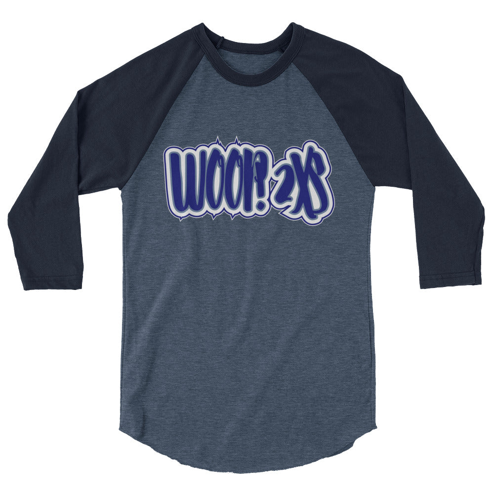 Woop 2Xs 3/4 sleeve Unisex raglan shirt