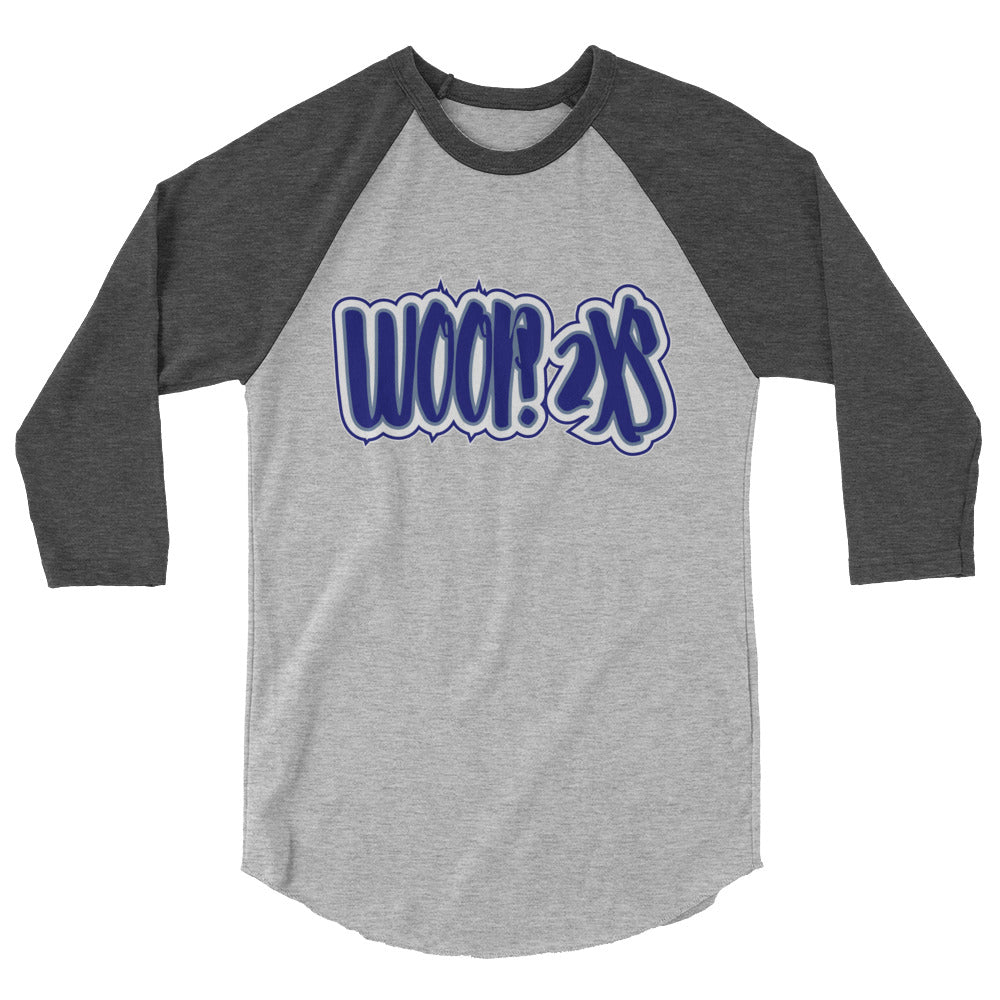 Woop 2Xs 3/4 sleeve Unisex raglan shirt