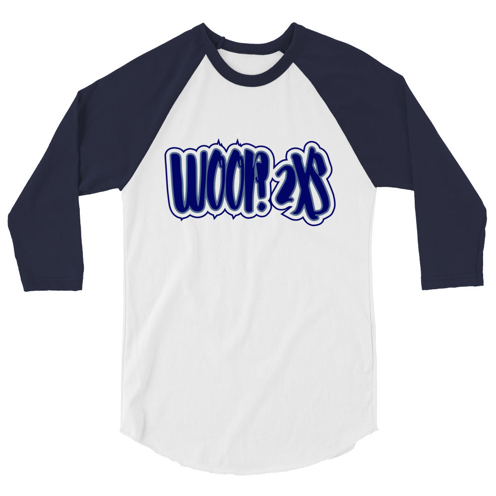 Woop 2Xs 3/4 sleeve Unisex raglan shirt