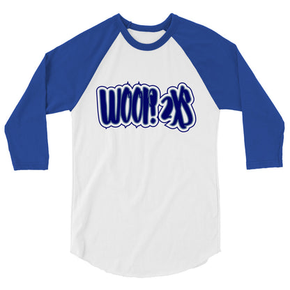 Woop 2Xs 3/4 sleeve Unisex raglan shirt