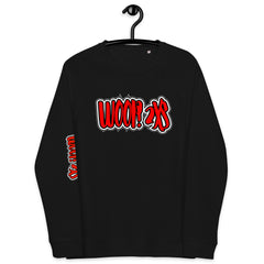 Woop 2Xs Unisex organic raglan sweatshirt
