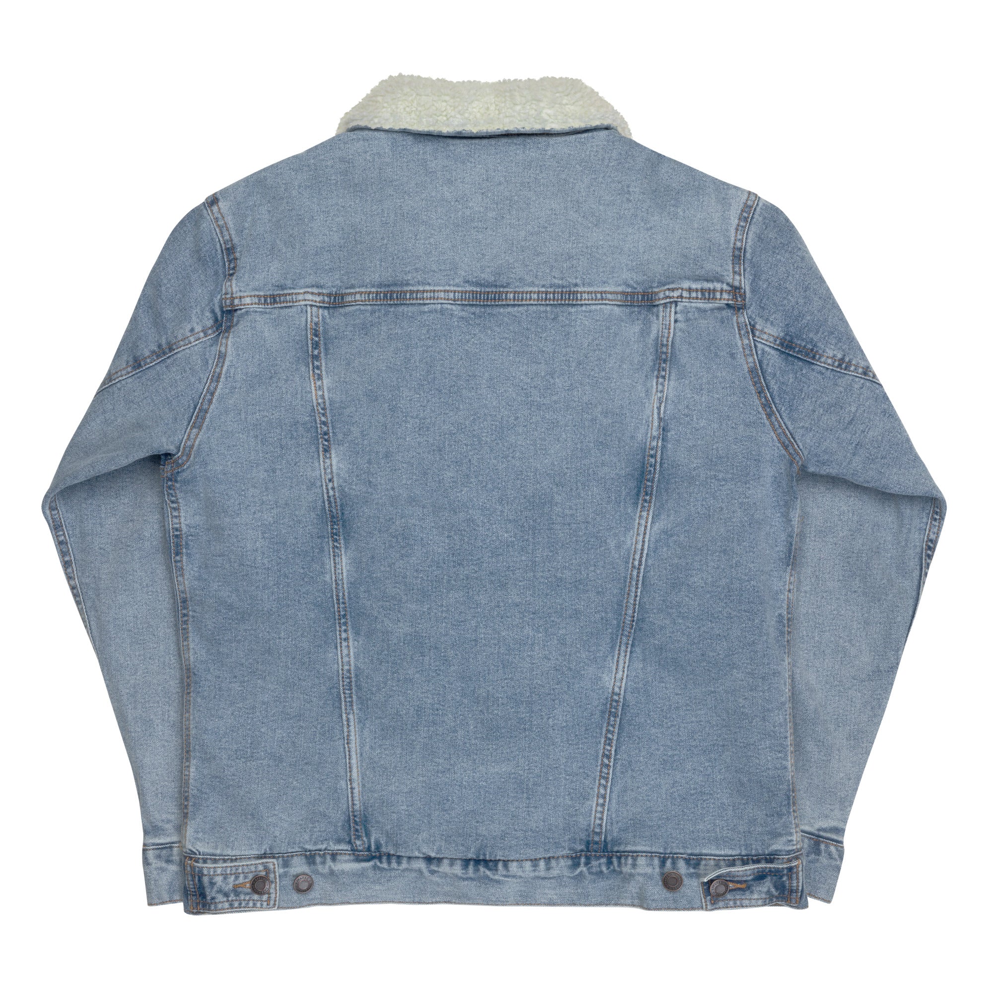 Woop Unlimited Unisex denim sherpa jacket