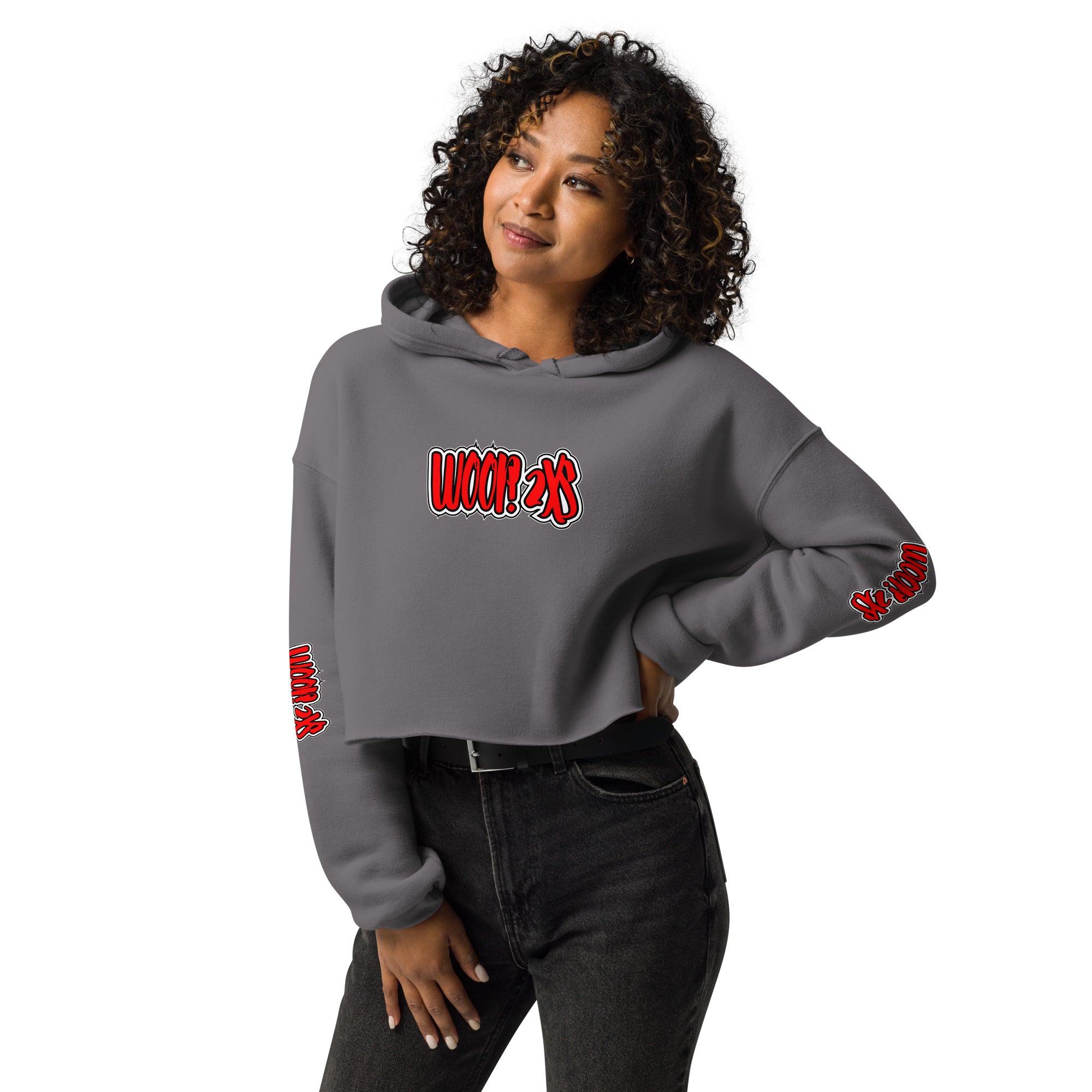 Woop 2Xs women's Crop Hoodie