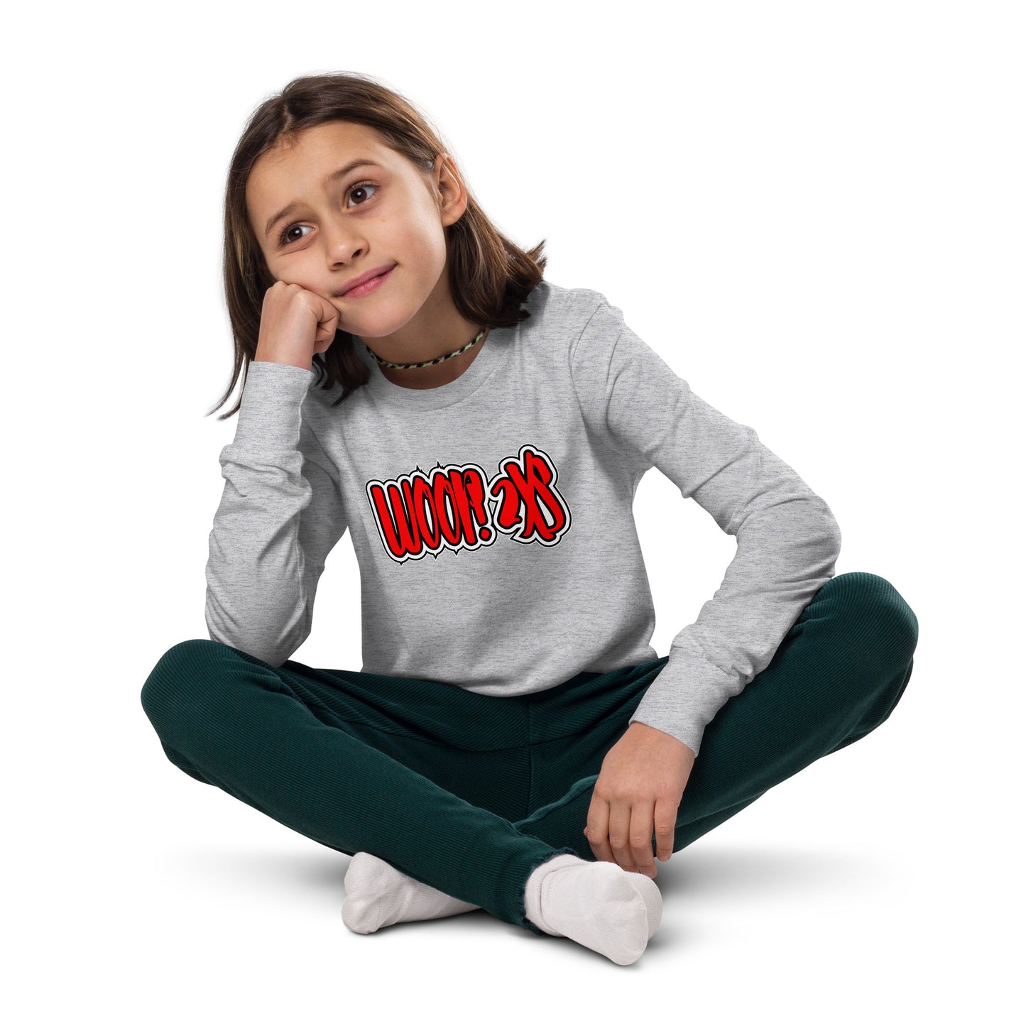 Youth Woop 2Xs long sleeve tee