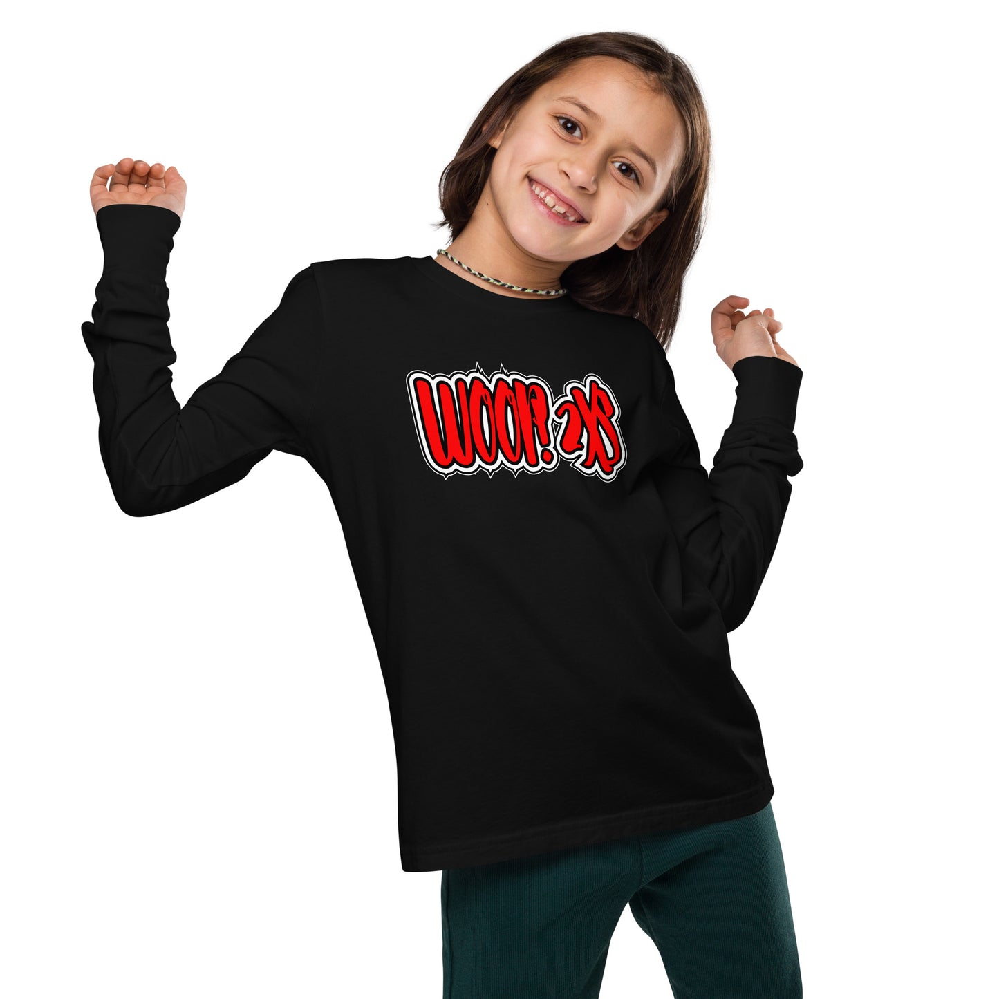 Youth Woop 2Xs long sleeve tee