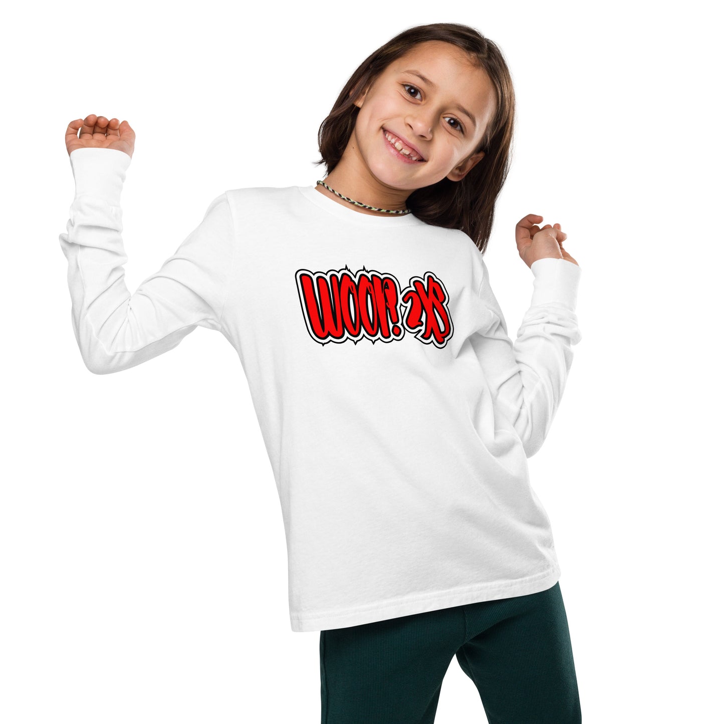 Youth Woop 2Xs long sleeve tee