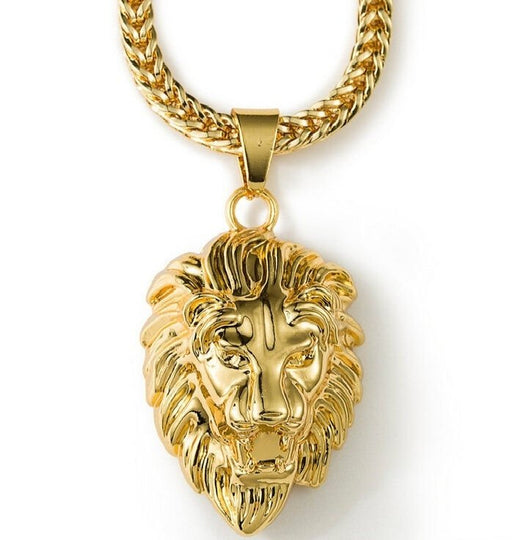 18K Gold Plated Gold Necklace(Color: Gold)