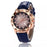 Women's The Dleek Snd Simple Versatile Time To Run Diamond-encrusted Quartz Watch
