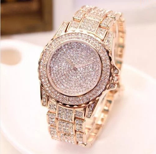 Women's Rhinestone Crystal Quartz Watch