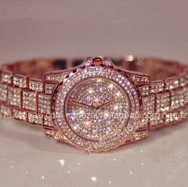 Women's Rhinestone Crystal Quartz Watch