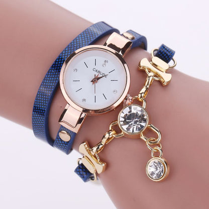 Fashion Women's Ladies Rhinestone Analog Quartz Dress Girl Bracelet Wrist Watche