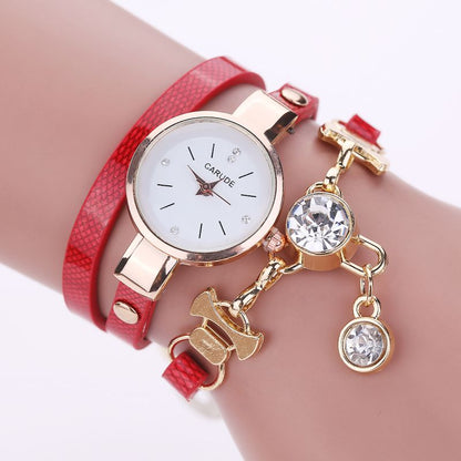 Fashion Women's Ladies Rhinestone Analog Quartz Dress Girl Bracelet Wrist Watche