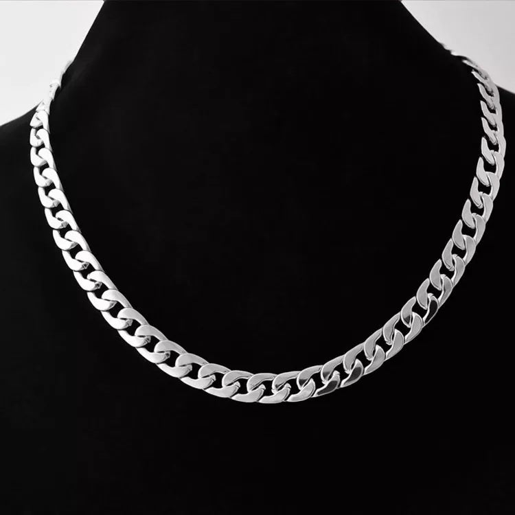 Men's Silver Fashion Chain