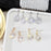 South 925 Silver Needle Drop Round Crystal Glitter Diamond Earrings influencer Exquisite elegant Wild Earrings New Trend