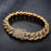 hip hop style jewelry 18k gold men' full diamond bracelet diamond cuban chain