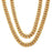 hipsters, cool accessories, men' hip-hop accessories, diamond-studded hiphop large gold necklace, cuban chain