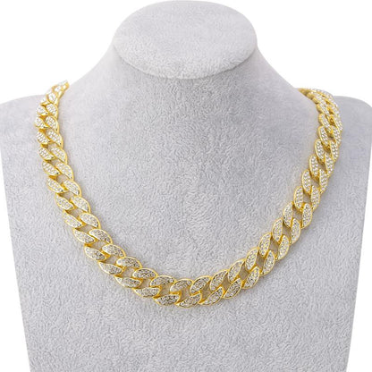 Hip Hop Street Full Diamond Necklace