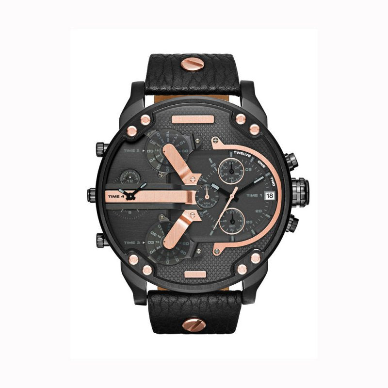 Generational Dz73 Spot Men' Watch Personality Big Dial Trend Watch Stainless Steel Band Quartz Watch Male