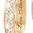 Yuan Jin Diamond Letter Earrings Girls Fashion Diamond Wedding Engagement Earrings Jewelry