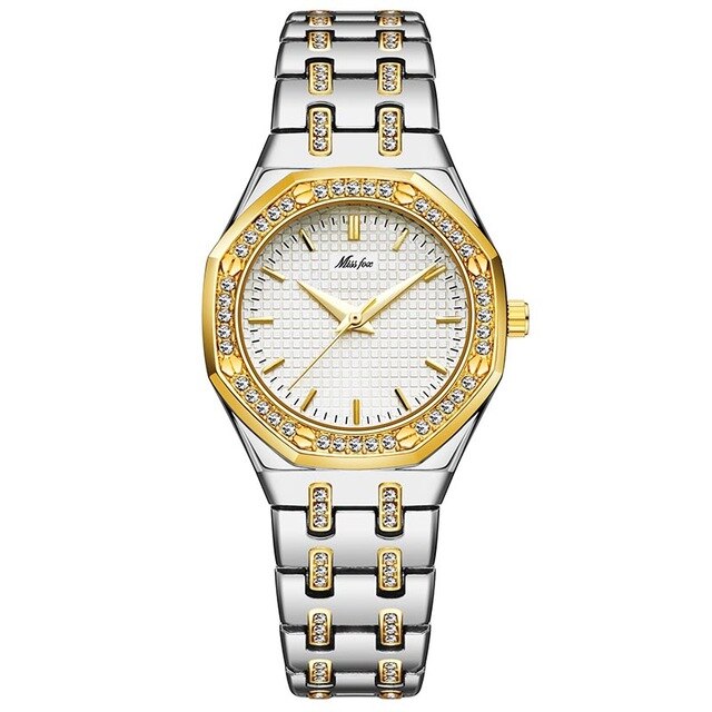 MISSFOX Women Watches Women Fashion Watch Luxury Brand Ladies Watch Waterproof Gold Quartz Watches